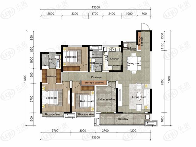 中海阅麓山d户型户型图