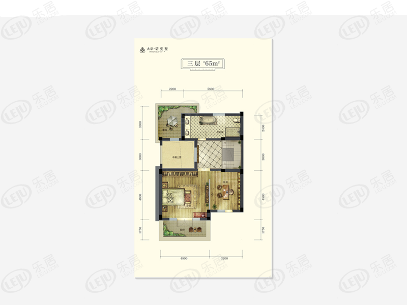 大连大华锦绣华城诺斐墅234㎡户型图