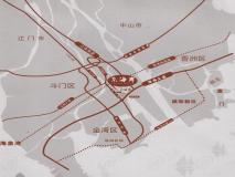 金碧丽江东海岸位置交通图