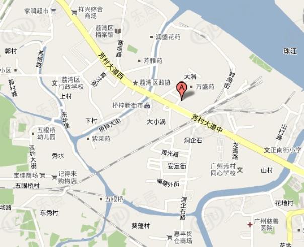 广信桥东大厦位置交通图