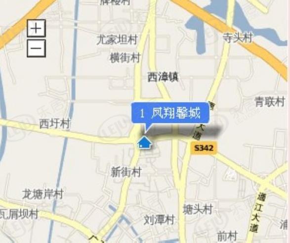 凤翔馨城位置交通图