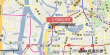 平南实业东风西路项目位置交通图