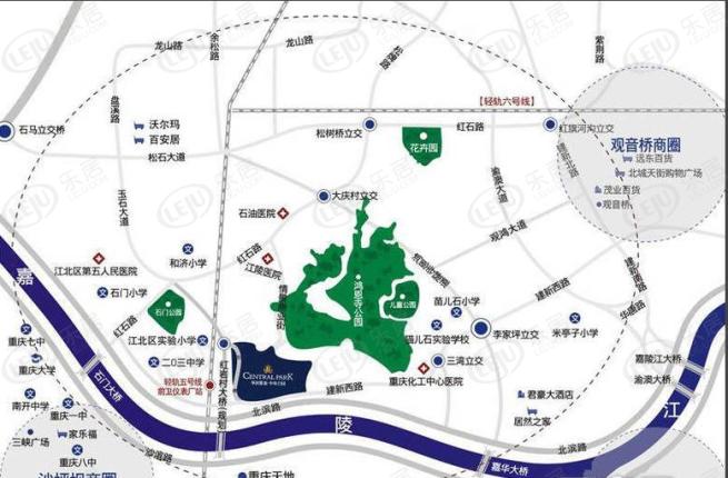 华润中央公园位置交通图