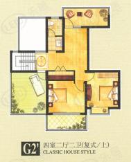 金色航城房型: 复式;  面积段: 185 －194 平方米;
户型图