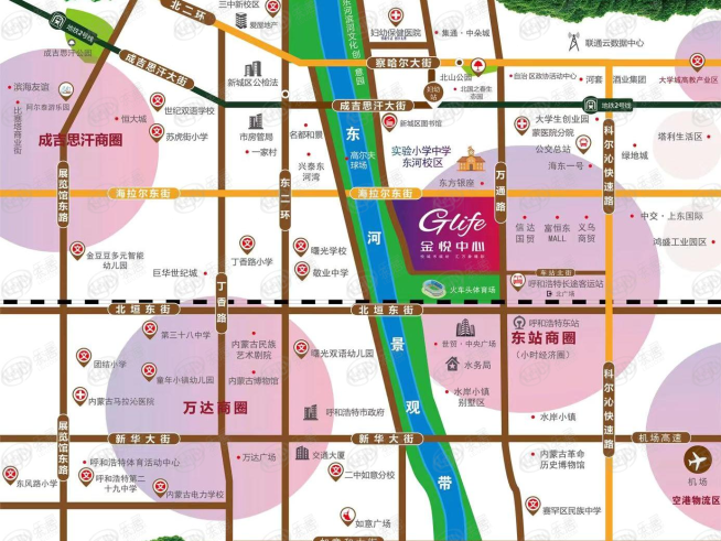 金悦中心位置交通图
