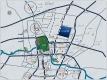 万科首府未来城位置交通图