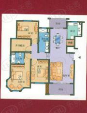 虹桥东苑东块房型: 四房;  面积段: 157 －176 平方米;户型图