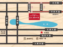 上坤北湖四季位置交通图