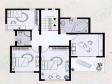 虹康花园别墅房型: 单幢别墅;  面积段: 220 －262.82 平方米;户型图