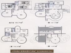 云顶别墅房型: 单幢别墅;  面积段: 512 －512 平方米;
户型图
