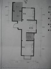雅润嘉园房型: 二房;  面积段: 80 －100 平方米;户型图